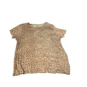 Women’s Nine West cheetah print top
